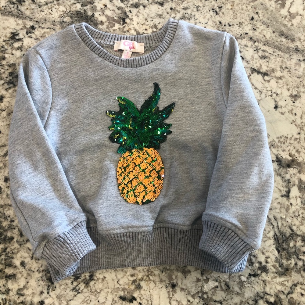GB girls cropped sweater